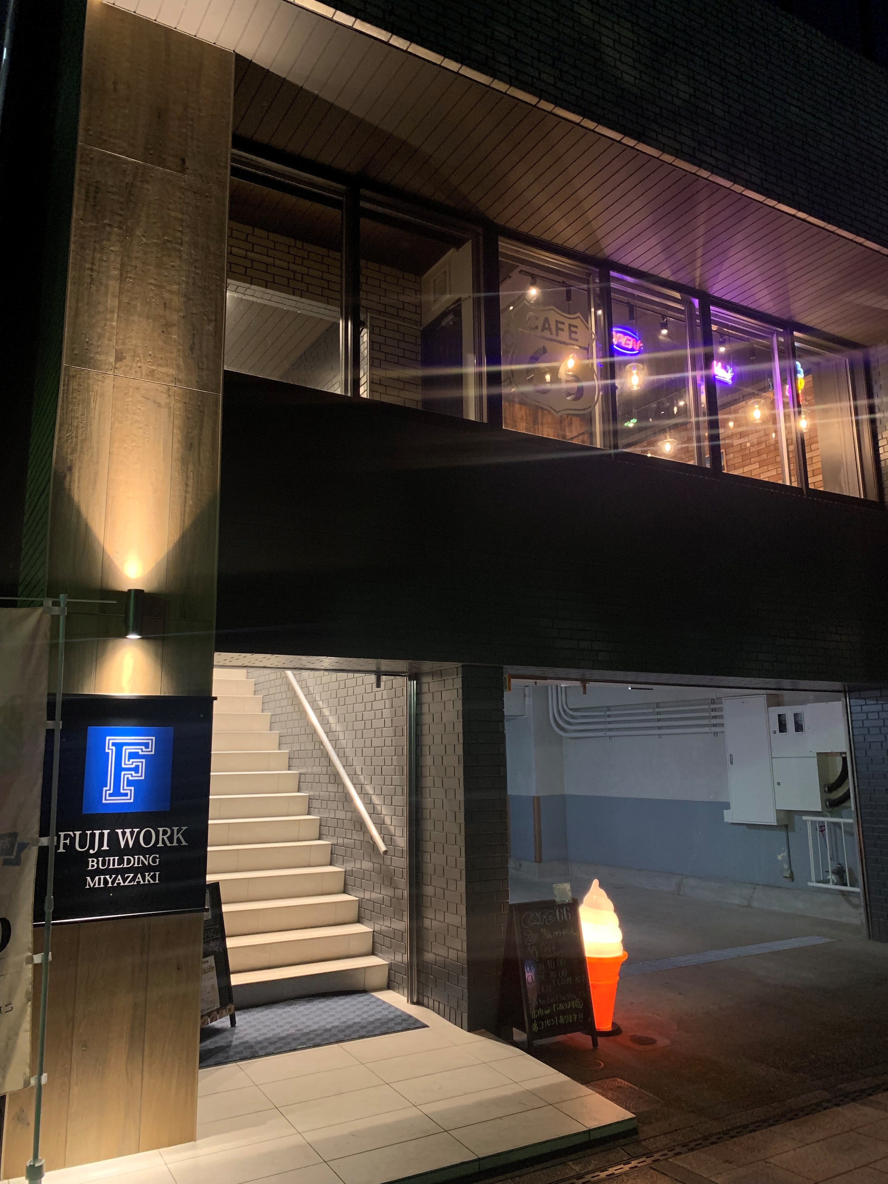 Fujiwork Building Miyazaki CAFE66